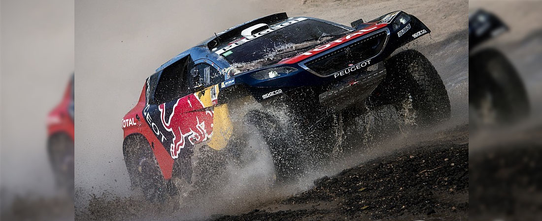 Loeb se impone en el segundo día del Dakar 2016
