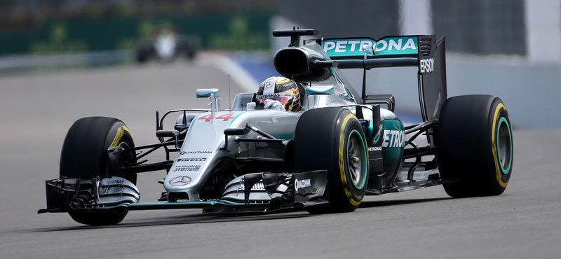 Lewis Hamilton F1 Rusia FP2