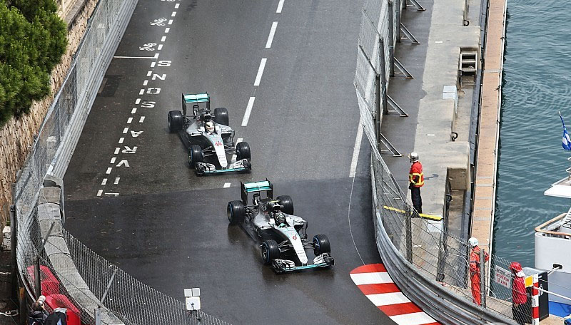 Hamilton y Rosberg GP Monaco