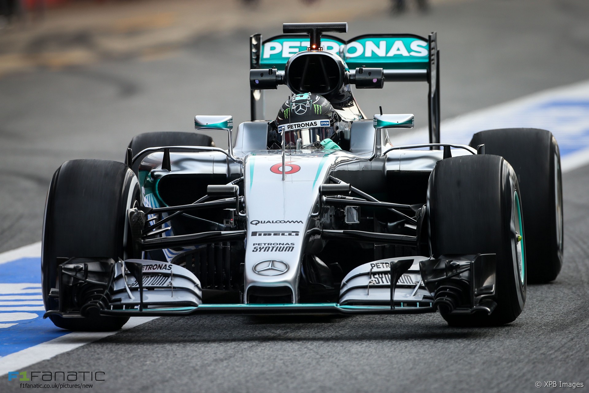 Nico Rosberg (GER) Mercedes AMG F1 W07 Hybrid. 23.02.2016. Formula One Testing, Day Two, Barcelona, Spain. Tuesday.  - www.xpbimages.com, EMail: requests@xpbimages.com - copy of publication required for printed pictures. Every used picture is fee-liable. © Copyright: Bearne / XPB Images