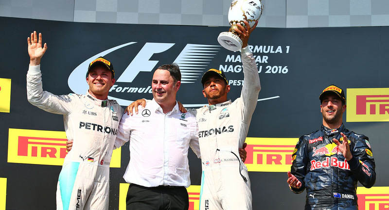 Hamilton gana el GP de Hungria 2016