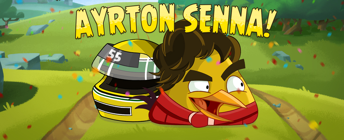 Ayrton senna tributo angrybirds 