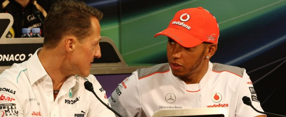 Hamilton declaraciones contra Schumacher