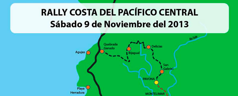 Mapa Rally Jaco