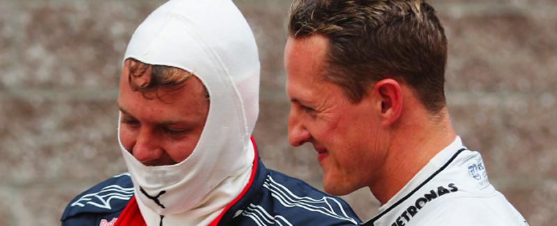 Vettel y Schumacher