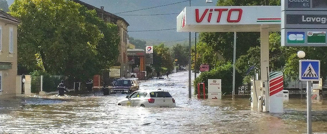 WRC Corcega Inundaciones
