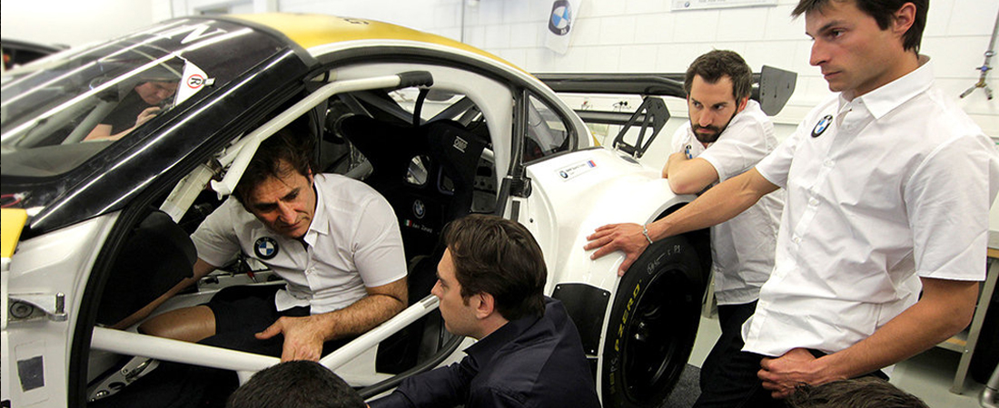 Zanardi compartira auto en spa