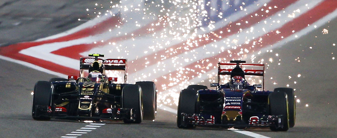 chispas de mentira en la F1
