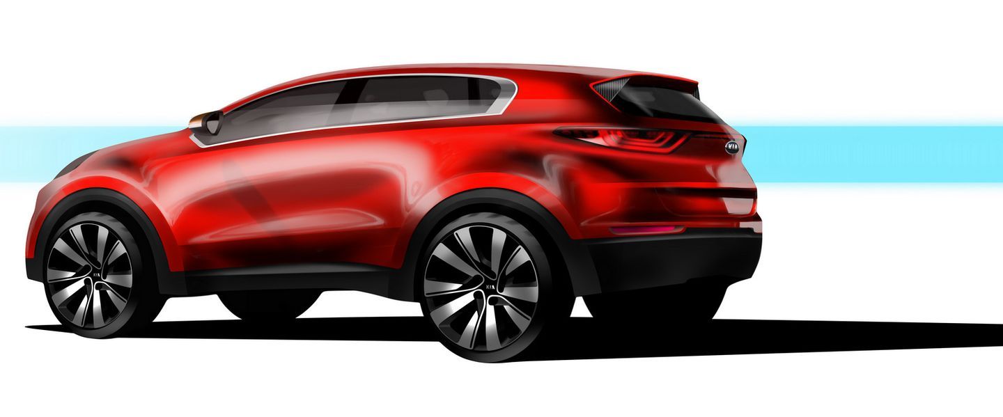 kia sportage 2016 bocetos 2