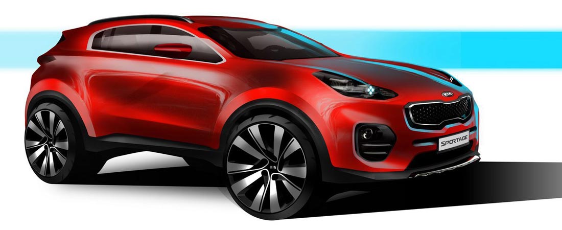 kia sportage boceto