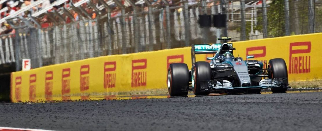 rosberg al frente en primera practica en Montmelo